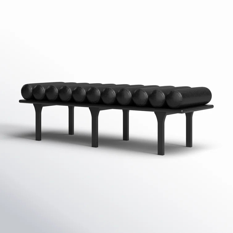 Boutis Vegan Leather Upholstered Bench | Wayfair North America