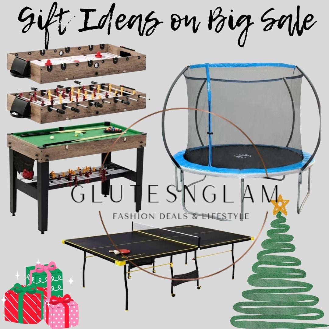 Gift ideas on sale! Game table, ping pong table, trampoline, kids gift ideas, teen gift ideas, 3 in 1 gaming table, air hockey  

#LTKHoliday #LTKSaleAlert #LTKGiftGuide