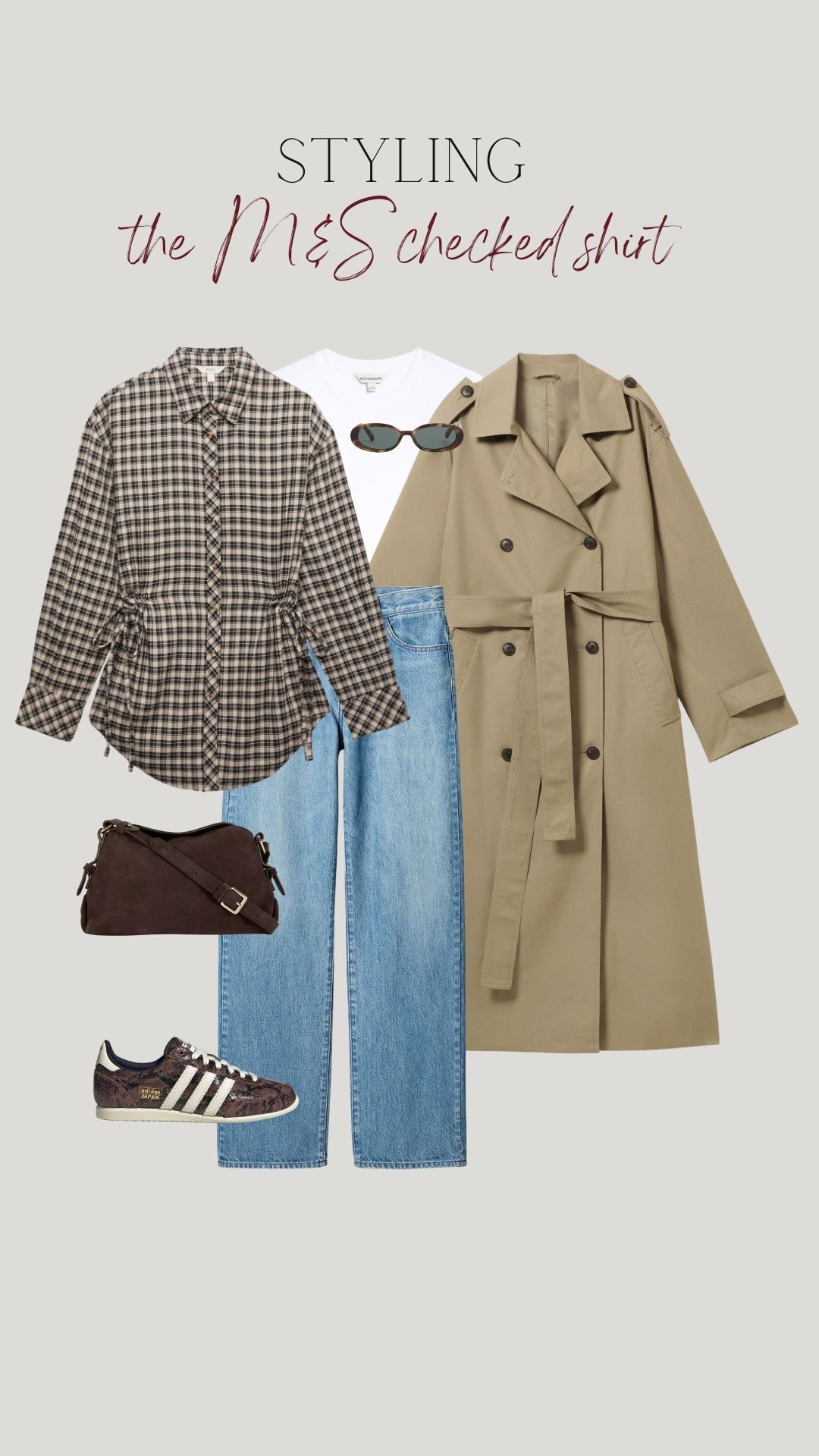 Styling the M&S checked shirt for the day 
Spring outfit inspiration 



#LTKspring #LTKuk #LTKFashionMonth