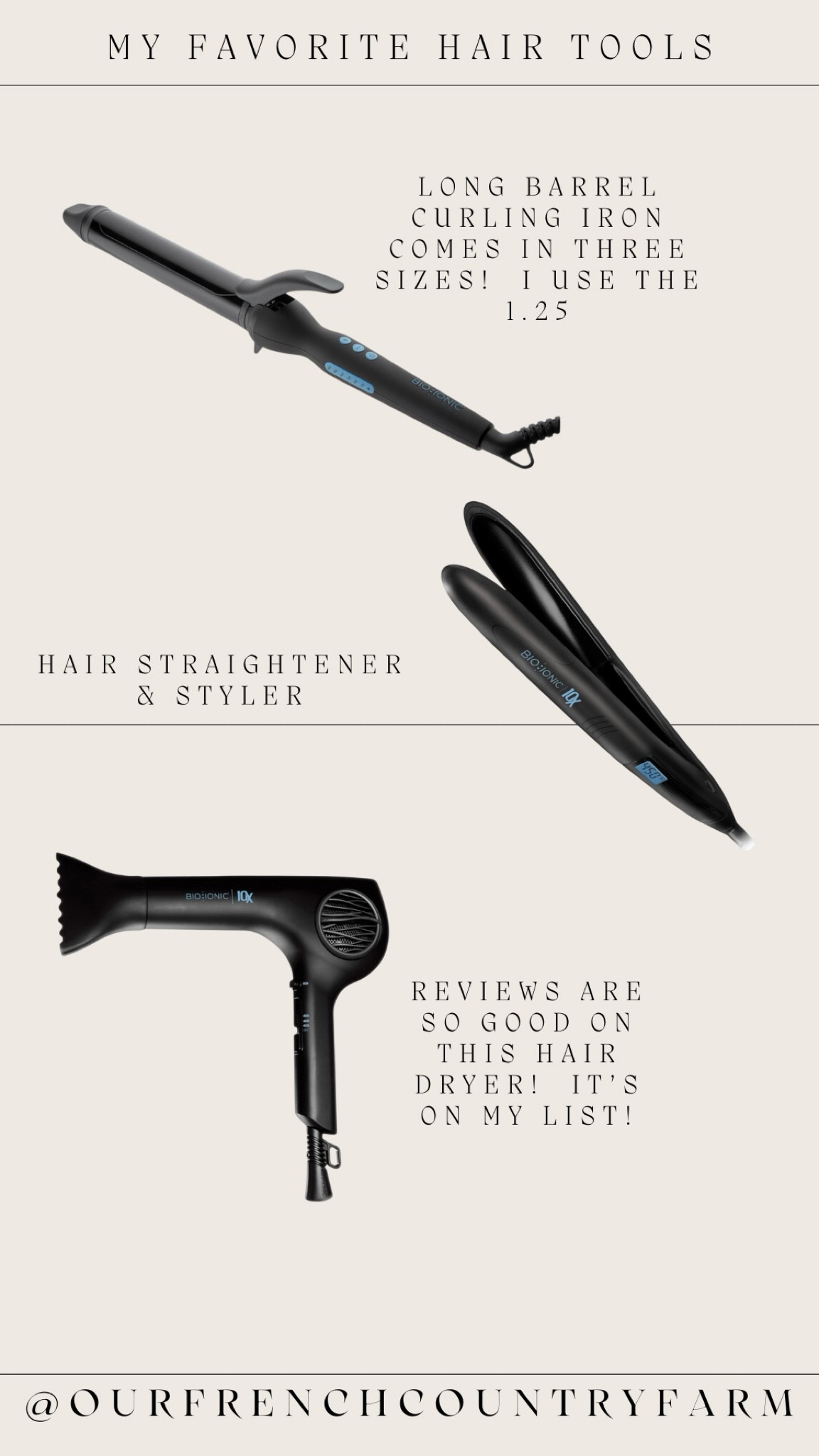 This is the best curling iron ever!  I use the 1.25, but if your hair doesn’t hold curl I would go to 1”!  This line of products is so good!

#LTKbeauty