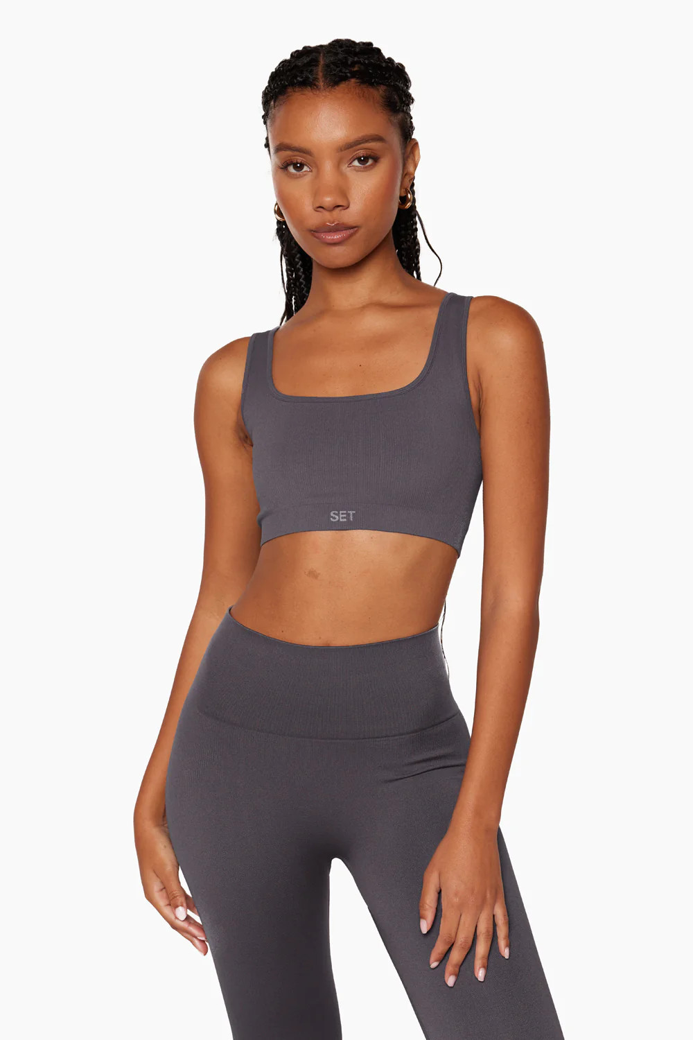 SCULPTFLEX® BOX CUT BRA - PEBBLE | SET Active