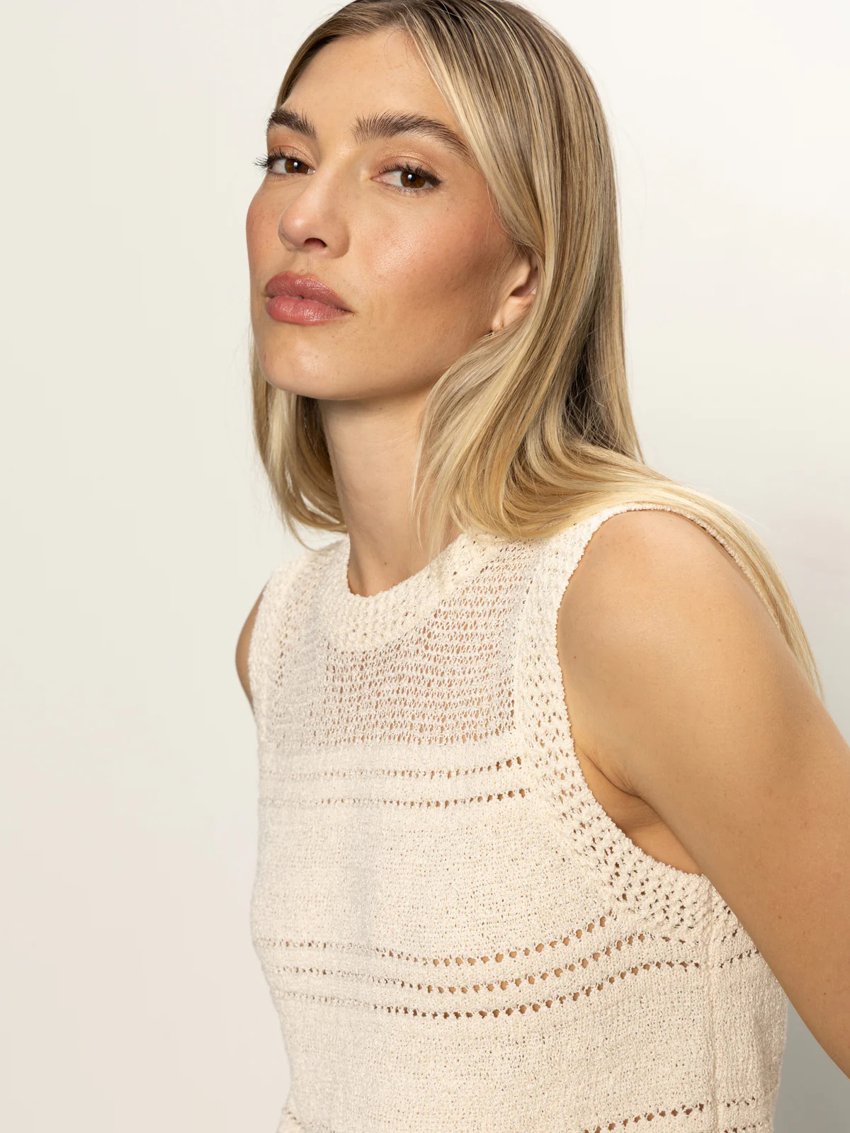 Waves Of Summer Shell Sweater Macrame | Sanctuary Clothing