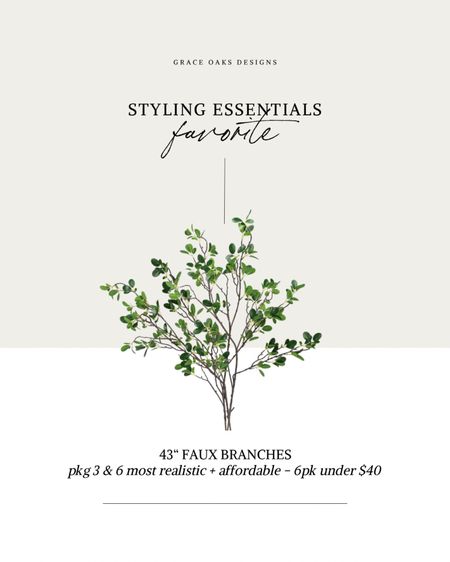 The best affordable and realistic spring/summer greenery branches - 43” tall bendable & lifelike. 3 pk $18 6pk for $39

Amazonhome. Founditonamazon. Amazon decor. Home decor. Branches. Florals. Spring decor. Summer decor. Faux branches. Greenery branches   

#LTKhome #LTKunder50 #LTKFind