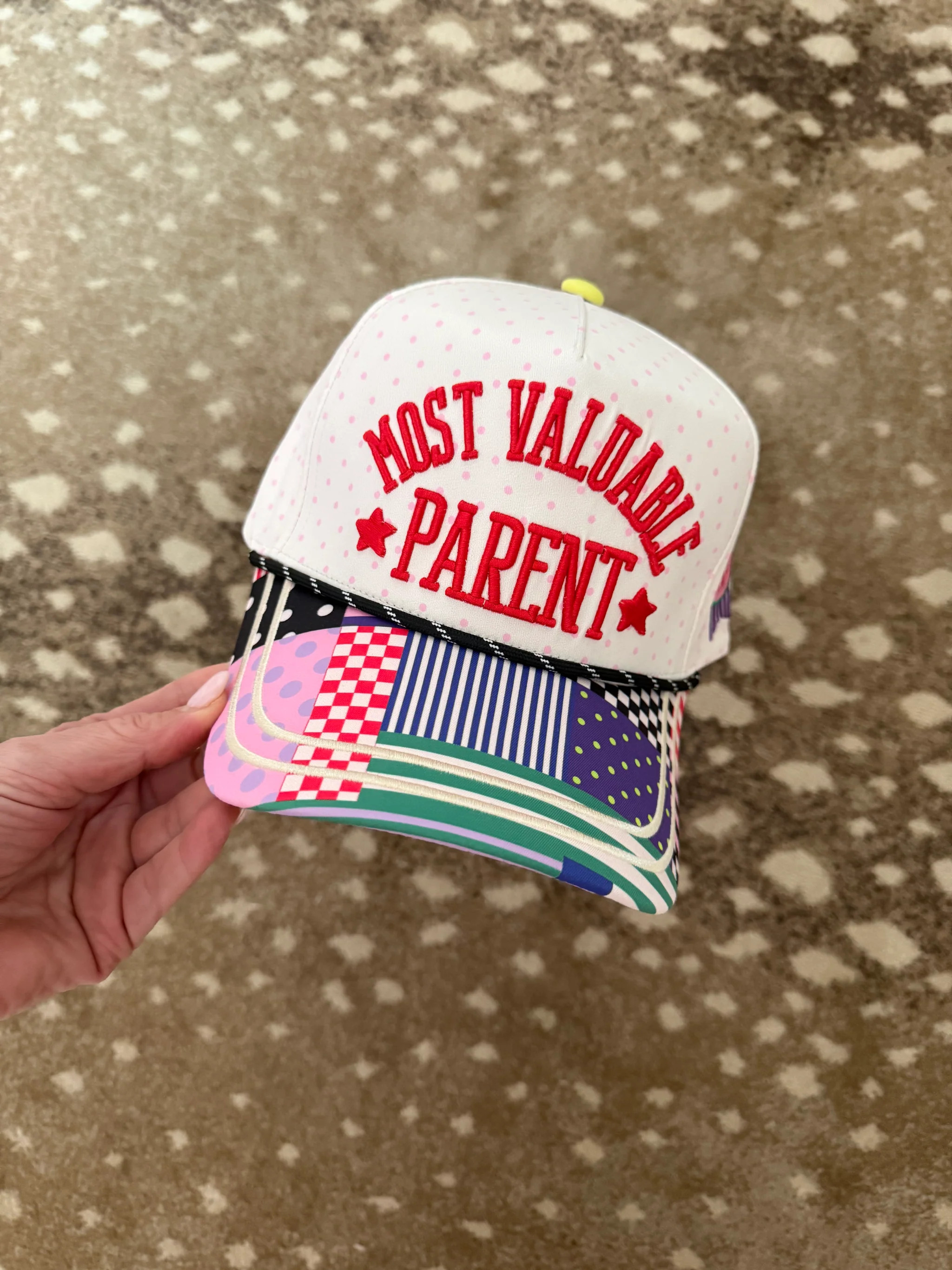 Patchwork Most Valuable Parent Hat | Poppy & Pine
