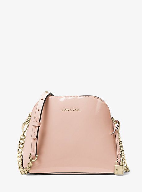 Mercer Patent Leather Dome Crossbody | Michael Kors US