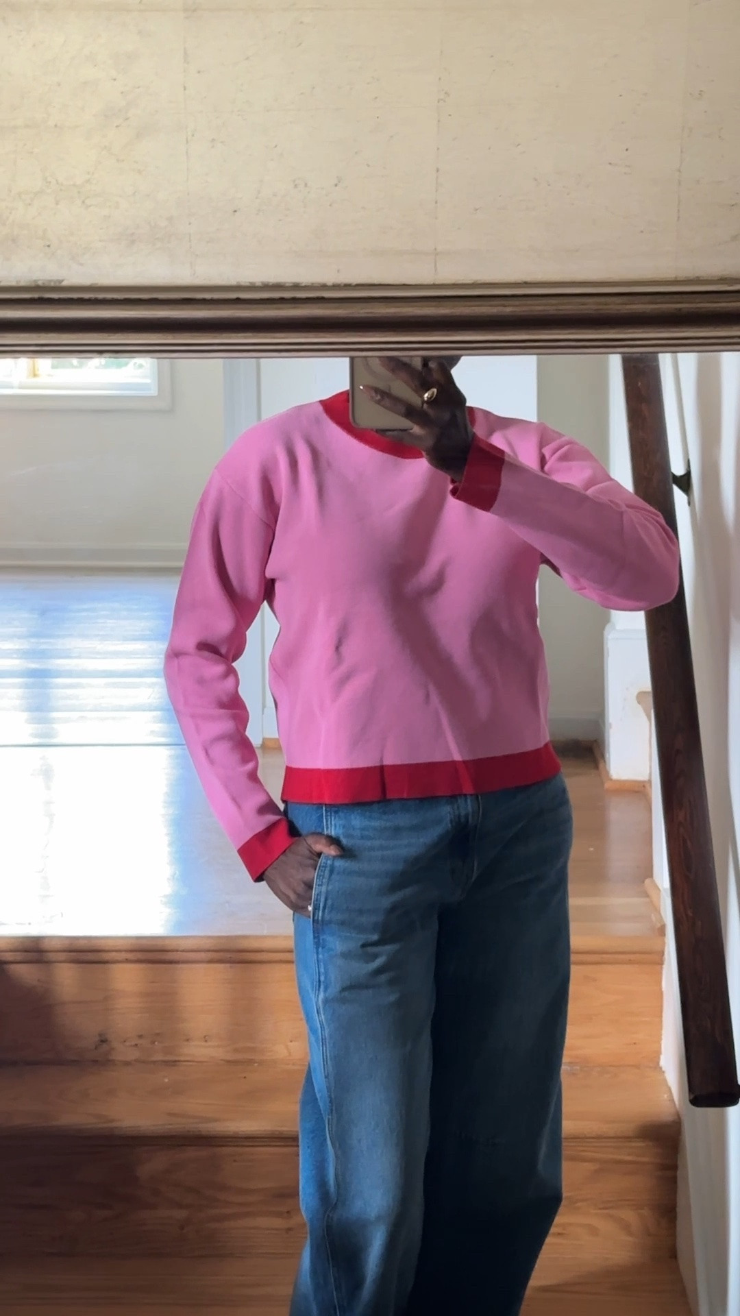 Gorgeous color combo on this sweater. Colorblock!

#LTKgrwm #LTKSeasonal #LTKOver40