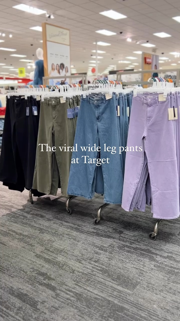 New wide leg jeans and pants at Target! 

#LTKStyleTip #LTKFindsUnder100 #LTKFindsUnder50