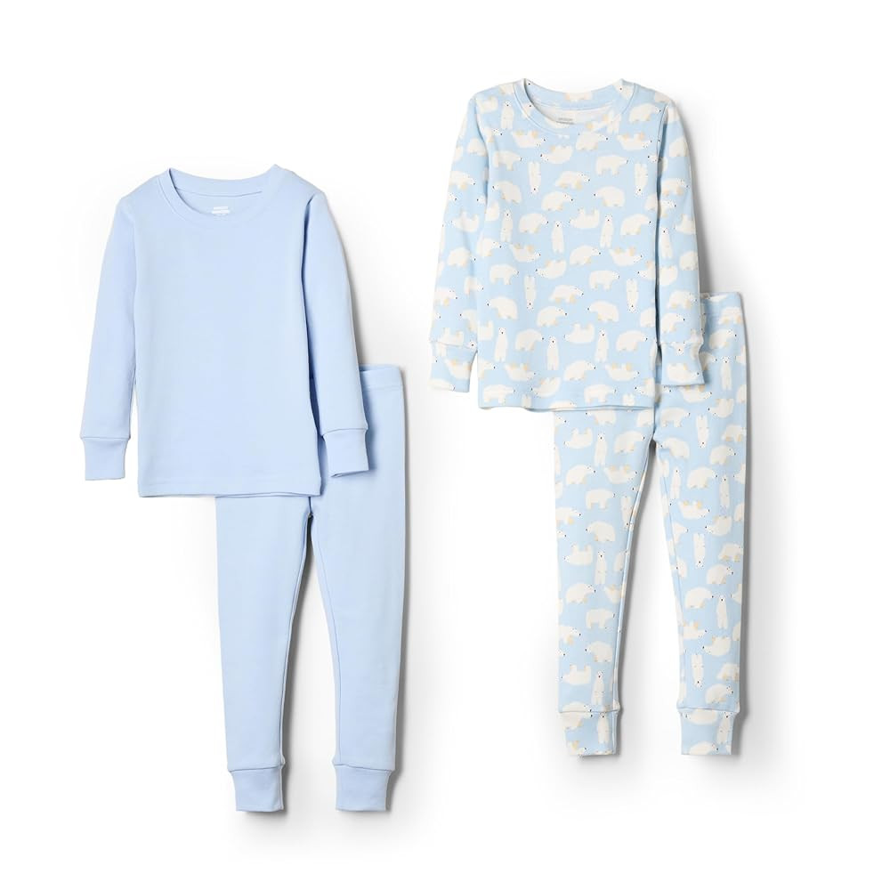 Amazon Essentials x Sofia Grainge Unisex Toddlers and Babies' Snug-Fit Cotton Pajamas, Pack of 2 | Amazon (US)