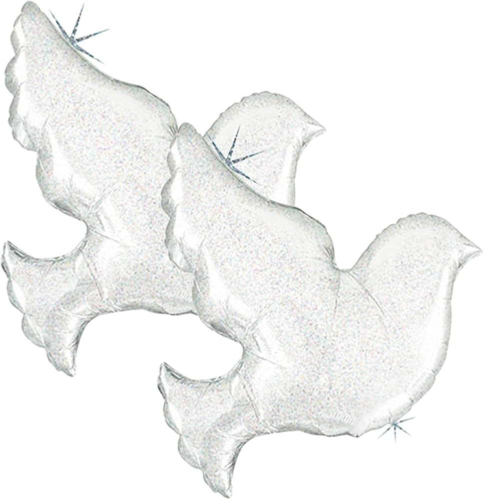 Set of 2 Dove Jumbo 34" Foil Party Balloons | Amazon (US)