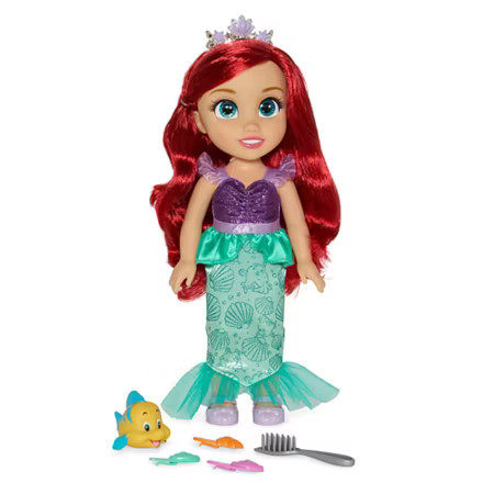 Disney Collection Flounder & 10-pc. Ariel The Little Mermaid Doll, One Size | JCPenney