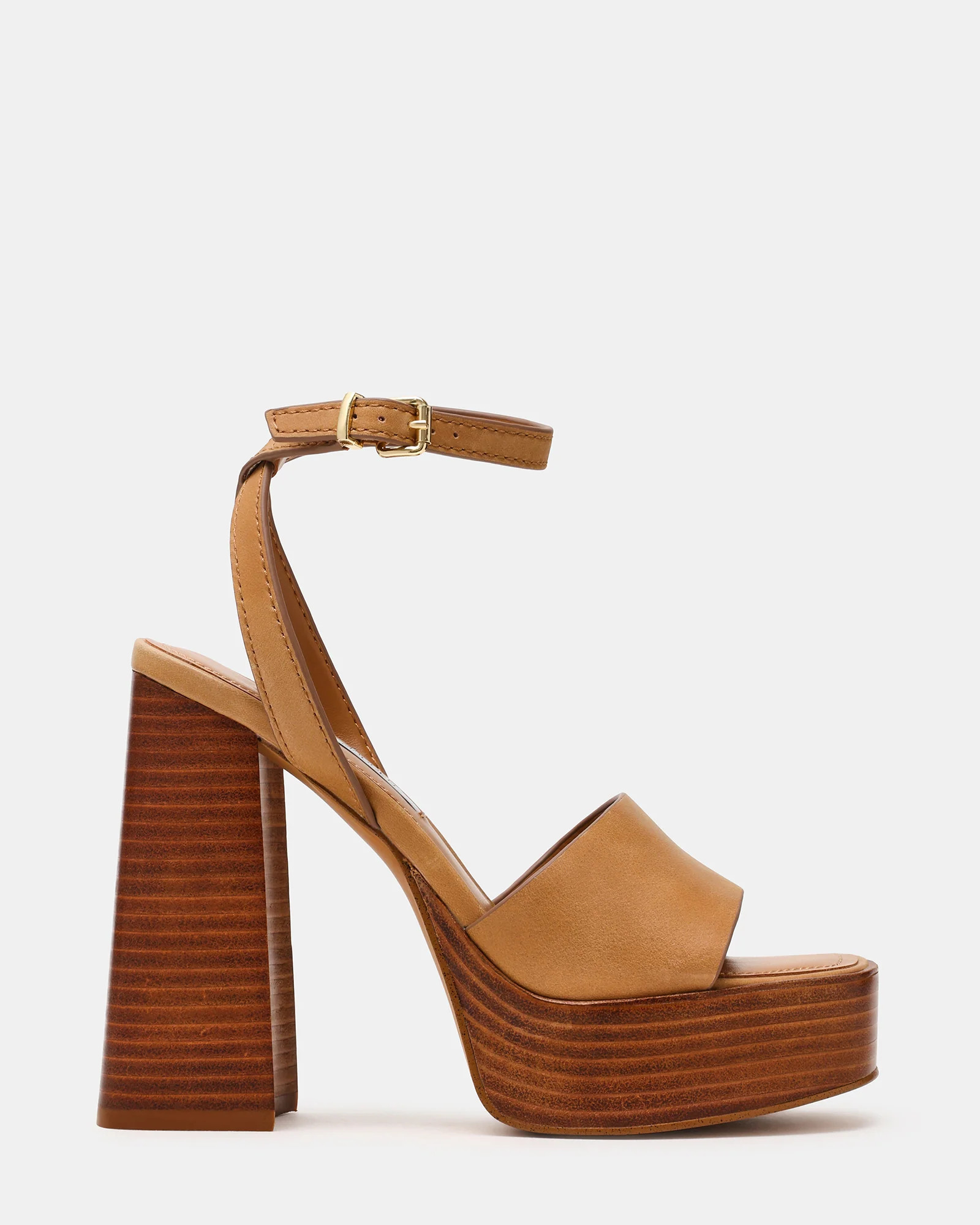Steve Madden Women's Floria Block Heels - Banana - Size 10 - Leather | Steve Madden (US)