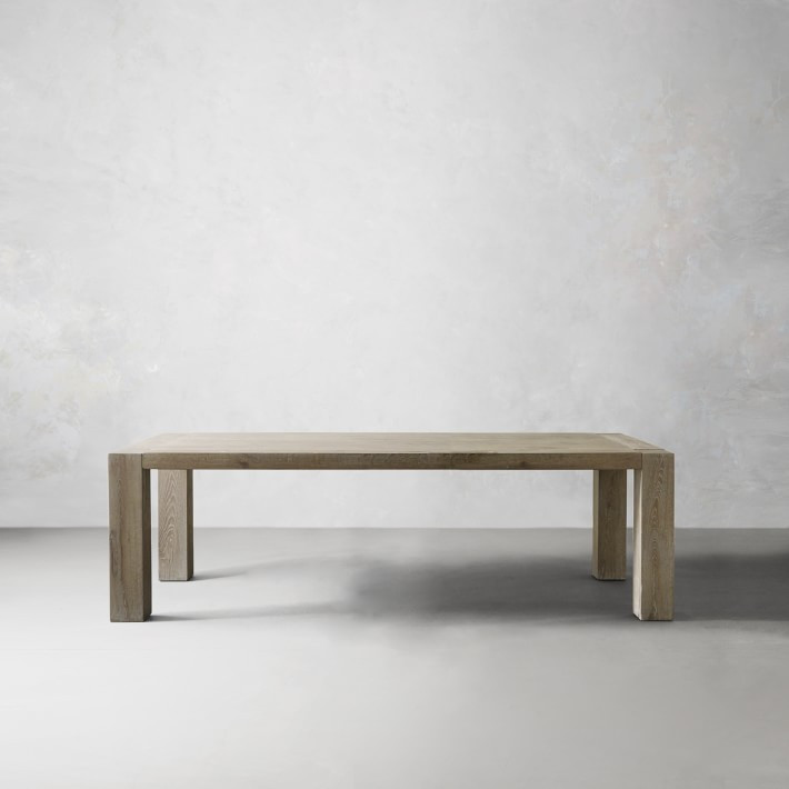 Montauk Parsons Dining Table, 94, Misty Grey | Williams-Sonoma