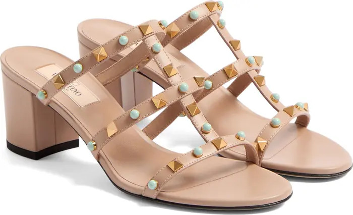 Rockstud Slide Sandal (Women) | Nordstrom