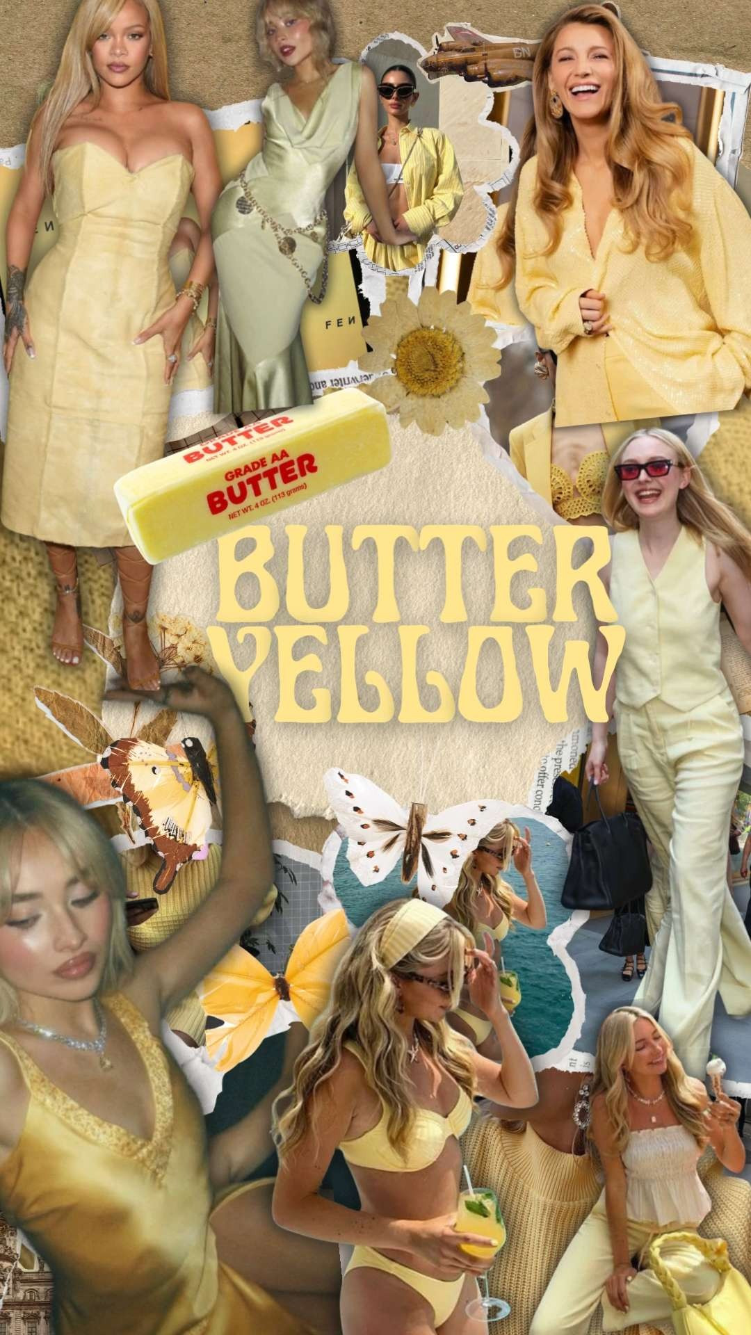Butter yellow is having a moment—and your summer wardrobe is about to glow up. ☀️✨ Inspired by celeb style icons like Sabrina Carpenter, Rihanna, Blake Lively, and Dakota Fanning, this mood board channels luxe femininity and golden-hour glam. Shop butter yellow dresses, sets, and accessories from Revolve to recreate these effortlessly chic looks. #ButterYellowAesthetic #CelebrityStyleInspo #SummerStyleEdit #RihannaStyle #SabrinaCarpenterFashion #RevolveOutfits #YellowDressVibes #RevolveLooks #BlakeLivelyStyle #DakotaFanningStyle #ColorTrend2025 #RevolveFinds #OutfitInspo #LTKStyle #LTKTrend 

 #LTKSeasonal #LTKStyleTip #LTKTravel