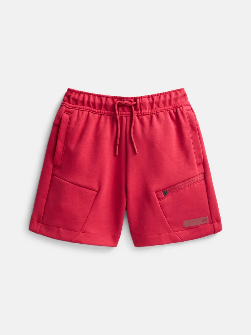 Athletic Works Boys Double Knit Shorts, Sizes 4-18 & Husky | Walmart (US)