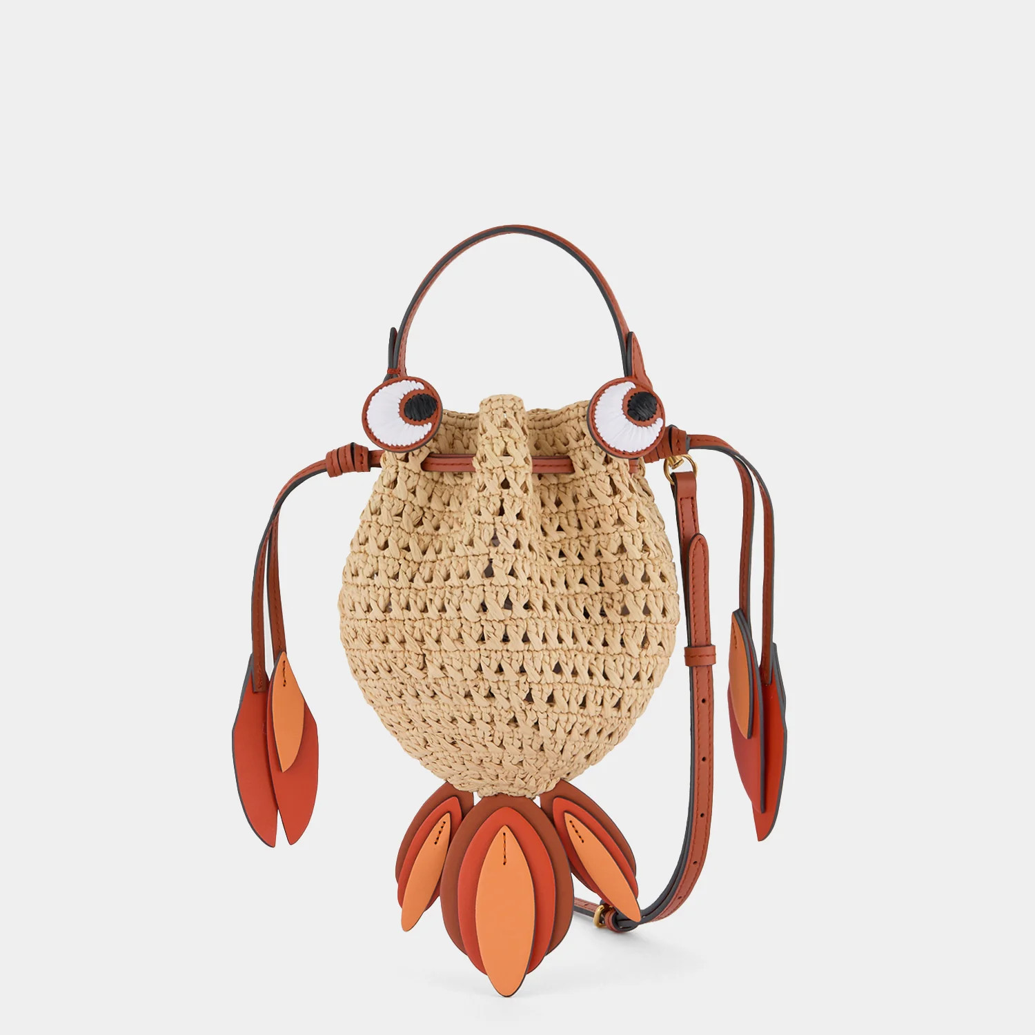 Raffia Goldfish Mini Cross-body | Anya Hindmarch (Global)