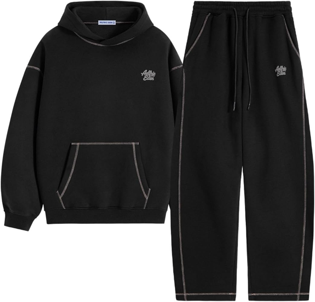 Aelfric Eden Sweatsuits Women 2 Piece Outfit Fall Fleece Tracksuit Matching Oversized Hoodies Bag... | Amazon (US)