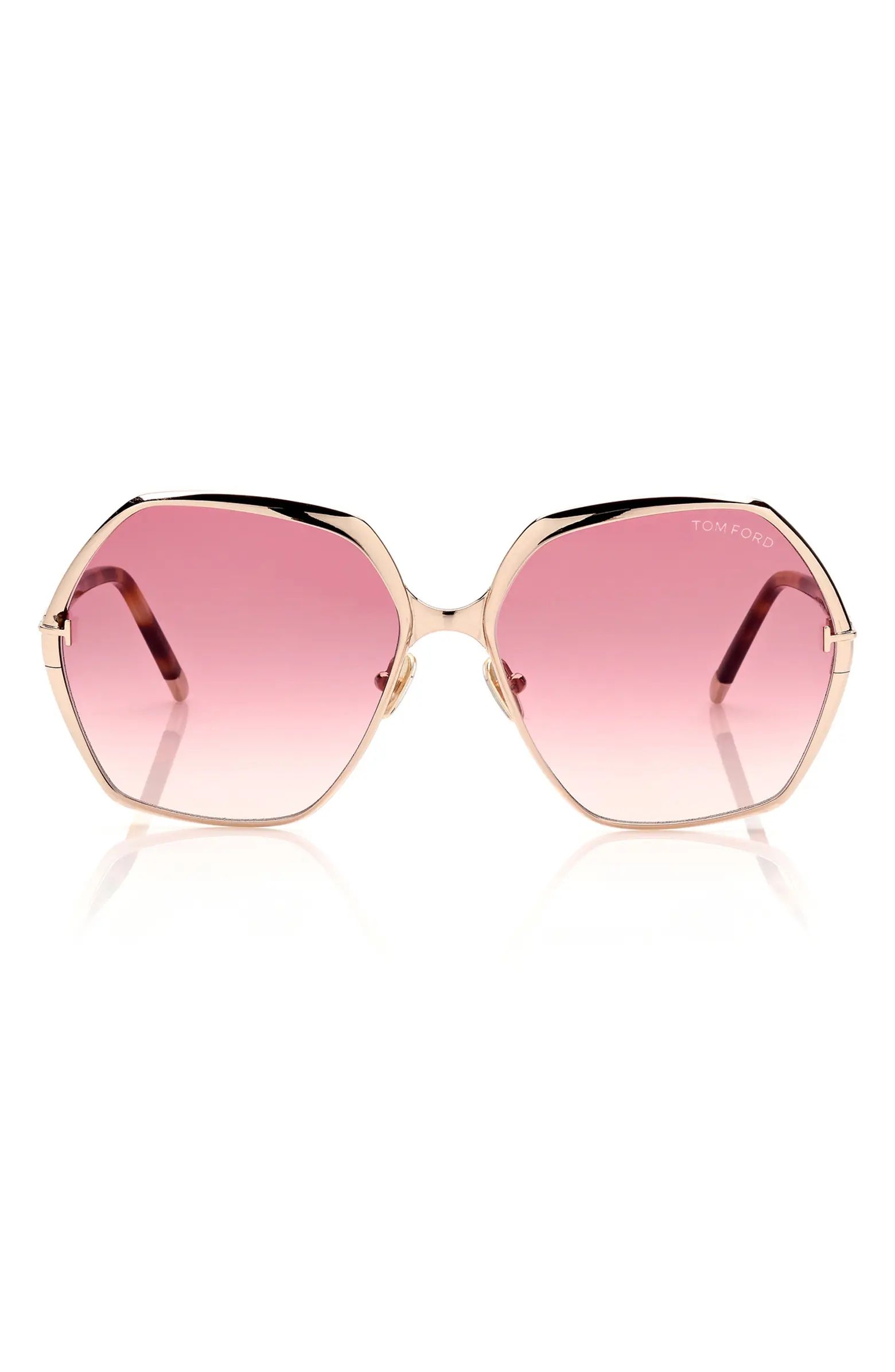 60mm Polarized Round Sunglasses | Nordstrom