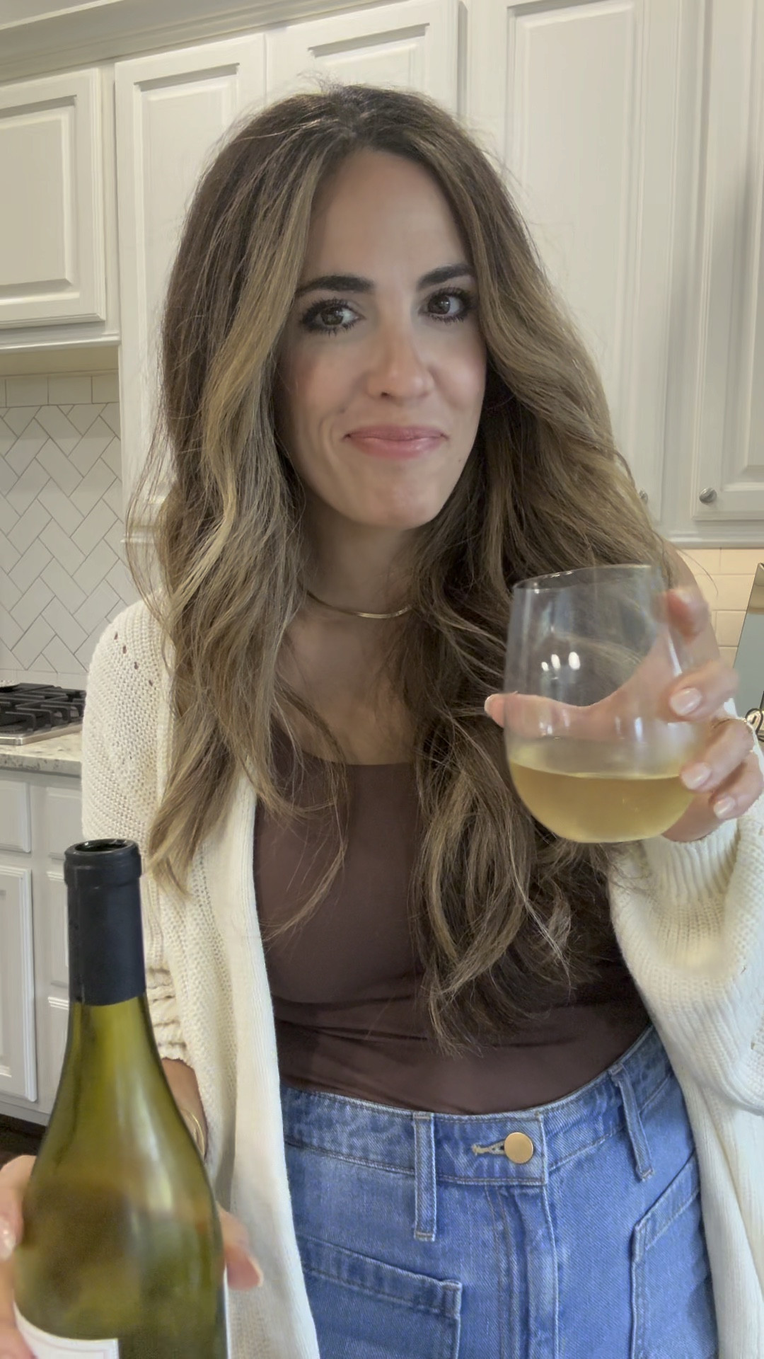 The easiest way to keep your wine chilled and perfect for hosting! So good I’m just mad that I didn’t think of this first! 🥰🤣🍷 #winelovers #vochill 

#LTKParties #LTKHome #LTKFindsUnder100