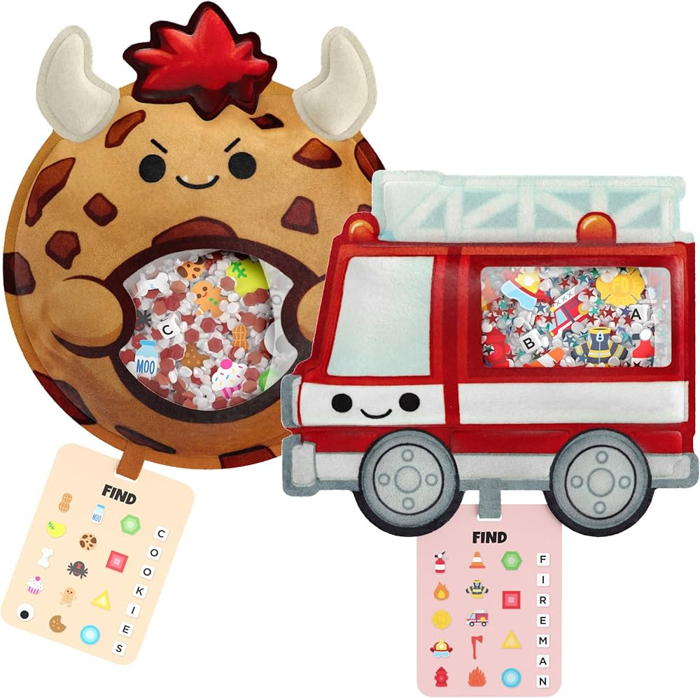 BIZYBOO - The Original Seek & Find Plush - Hidden Object Search Problem Solving Educational Match... | Amazon (US)