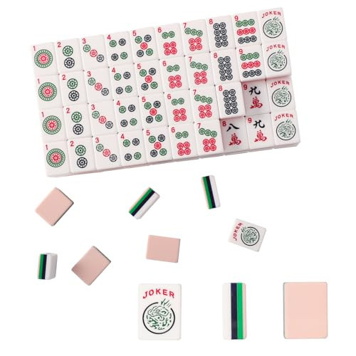 TIASUSAN 4 Layer American Mahjong Tiles Set with 166 Quality Acrylic Tiles (1.2", Tiles Only), Mahjongg Game Set | Amazon (US)
