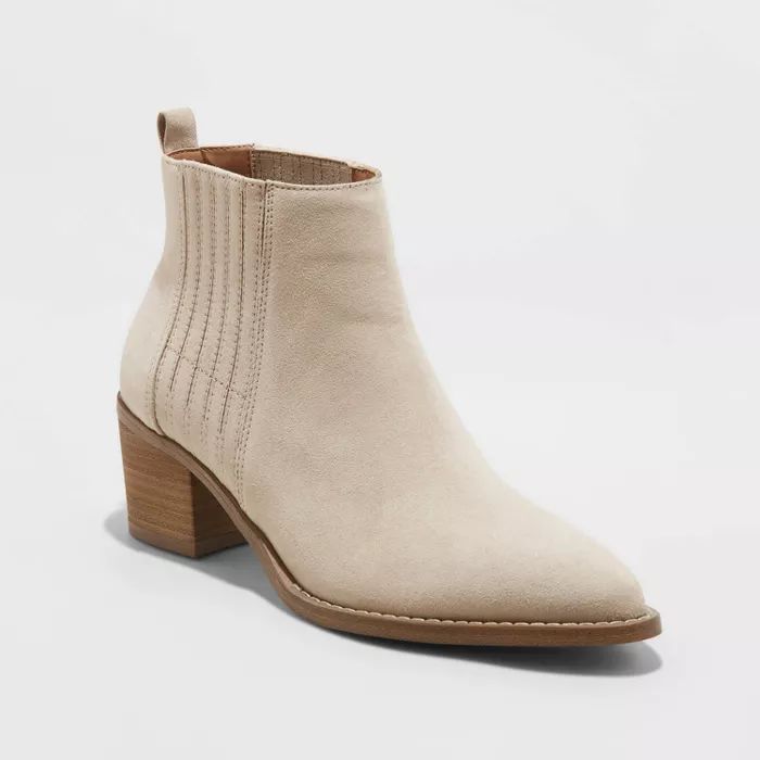 Women's Briar Block Heeled Bootie - Universal Thread™ | Target