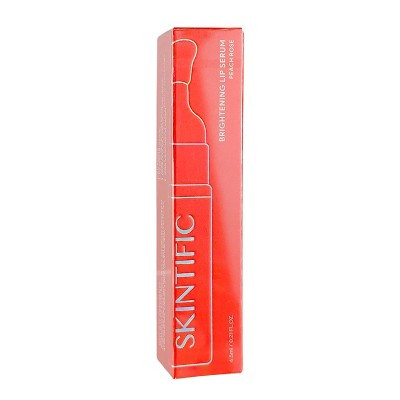 SKINTIFIC Peptide Nourishing Brightening Lip Serum - (Peach Rose) Glisten up and reveal a juicy, radiant pout with a boost of nourishing peptides | Target