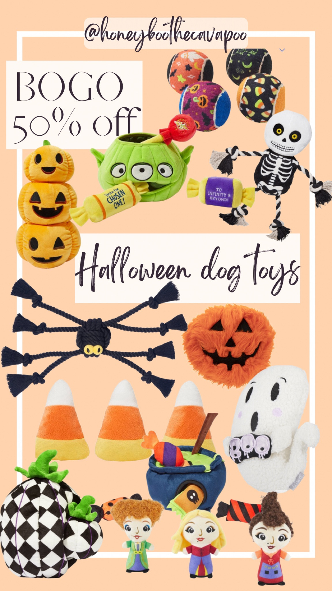 #bogo50 #bogo #halloween #dogtoy #chewy #pet #toy 

#LTKSeasonal #LTKHalloween #LTKfamily