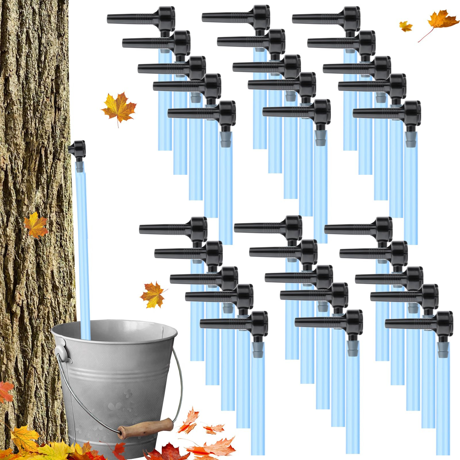 Maple Syrup Tapping Kit, Upgrade Maple Taps Set Include (30) Maple Syrup Taps, 66 -Ft Food Grade ... | Amazon (US)