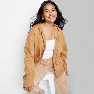 Women's Oversized Zip-Up Hoodie - Wild Fable™ | Target