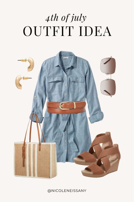 Neutral 4th of July outfit idea

// 4th of July outfits, July 4th outfit ideas, July 4th outfits, Independence Day outfit, Independence Day outfits, bbq outfit, backyard party outfit, summer outfit, vacation outfit, beach outfit, resort outfit, resort wear, casual summer outfit, brunch outfit, casual date night outfit, chambray dress, chambray shirt dress, oversized sunglasses, straw tote bag, beach bag, ankle strap wedge sandal, summer sandals, gold teardrop earrings, brown belt, Revolve, Petal and Pup, Gap, Nordstrom, Revolve, Abercrombie, Amazon fashion, neutral outfit, neutral fashion, neutral style, Nicole Neissany, Neutrally Nicole, neutrallynicole.com (6/13)

#LTKSaleAlert #LTKStyleTip #LTKParties #LTKHome #LTKShoeCrush #LTKFindsUnder100 #LTKFindsUnder50 #LTKTravel #LTKSeasonal #LTKItBag