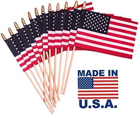 DAILY DEALS ONLINE Small Handheld Spearhead American Flags -4 x 6 inch. Stick Flags with SpearTop... | Amazon (US)