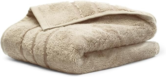 Cariloha Hand Towel | Stone | 16"x24" | Turkish Cotton & Viscose Material Blend | Extra Smooth, O... | Amazon (US)