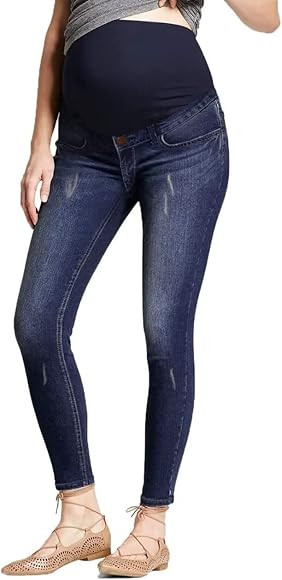 Hybrid Super Comfy Stretch Women's Skinny Maternity Jeans | Amazon (US)
