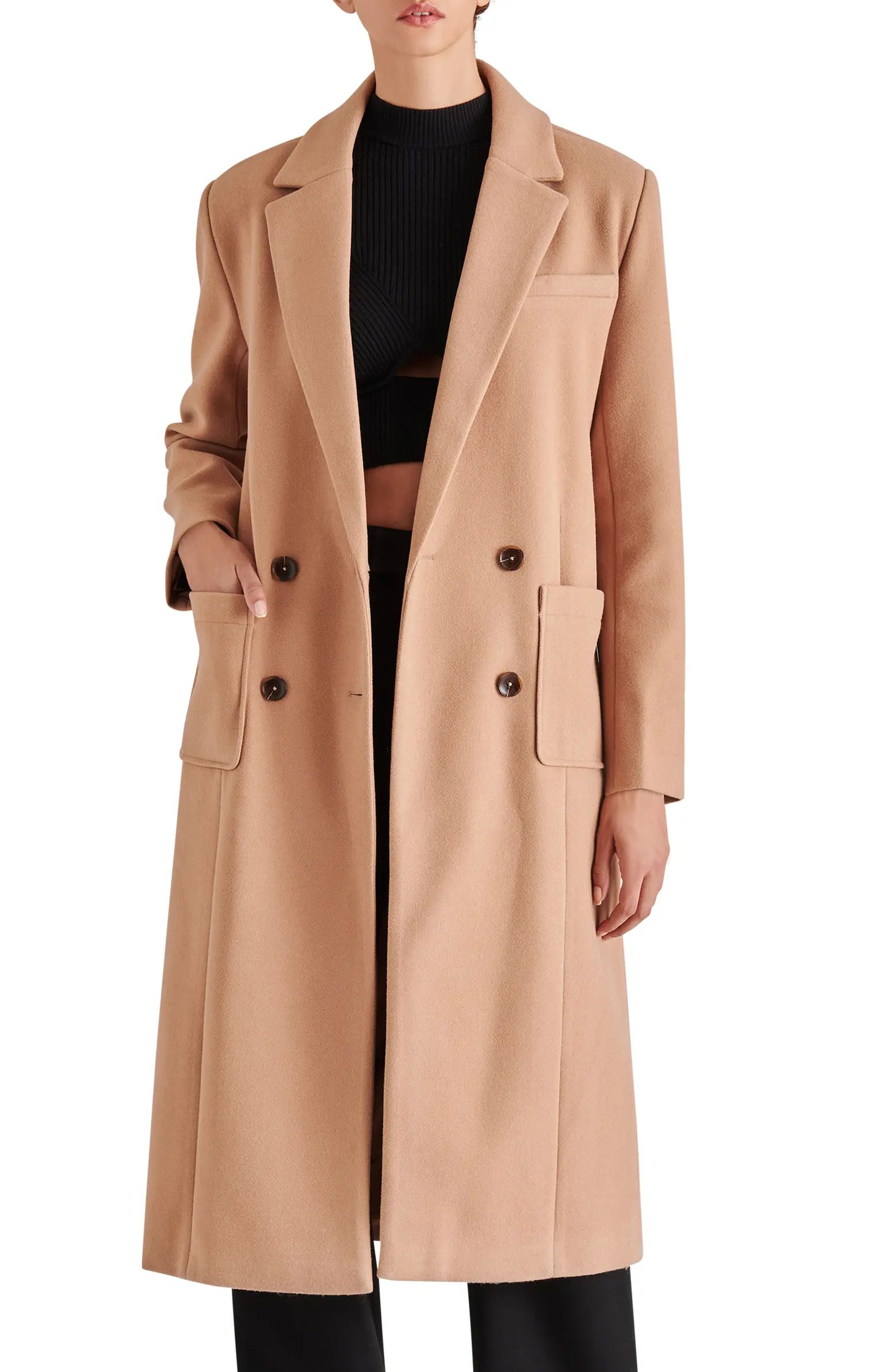 Nell Long Double Breasted Coat | Nordstrom