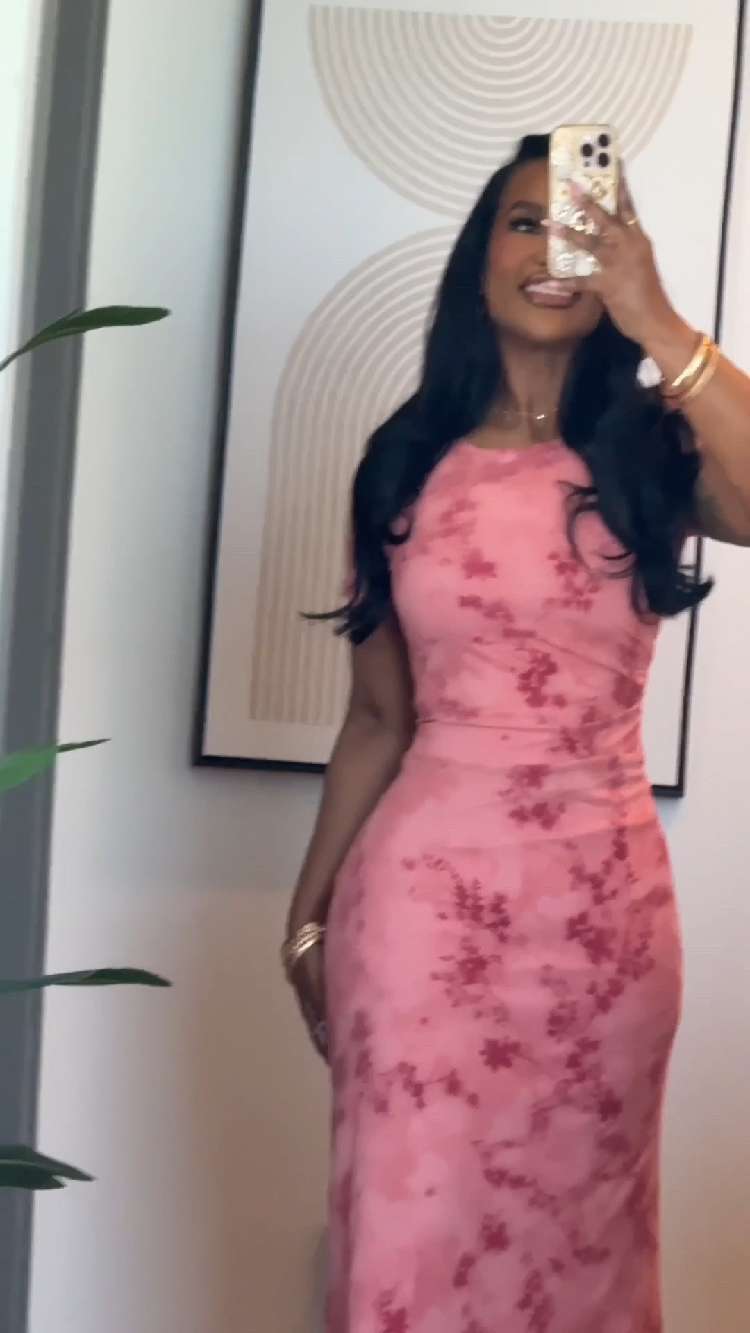 This floral maxi dress is giving summer wedding guest, vacation dinner, date night, bridal shower, and cocktail party all in one. 🌸✨ The ruched mesh fabric is so flattering, hugs in all the right places, and comes in both pink and blue. Paired it with classic white heels for an effortlessly elevated look. 💕

🖊️ Wearing a Small. Heels fit true to size.

#LTKootd #LTKgrwm #LTKWedding