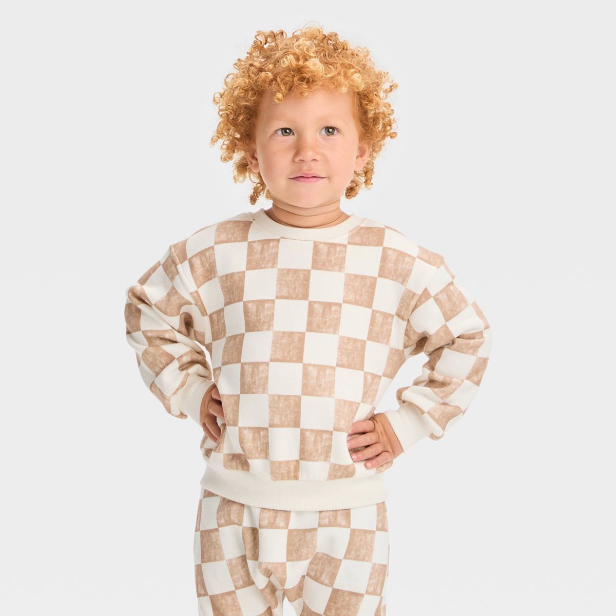 Grayson Mini Toddler Boys' Fleece Crewneck Sweatshirt | Target