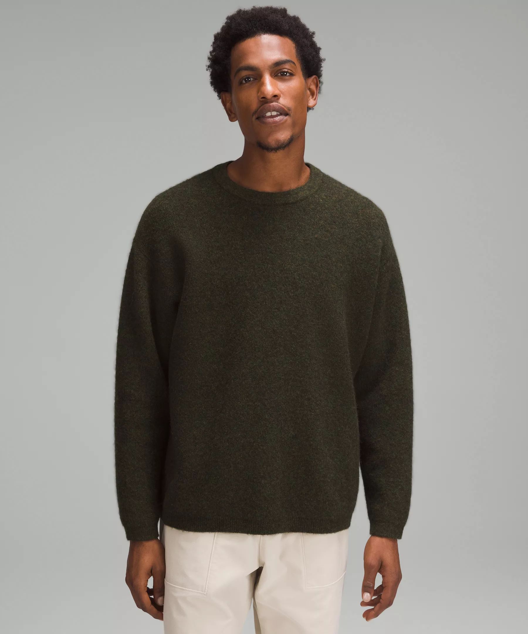 Alpaca Wool-Blend Crewneck Sweater | Men's Sweaters | lululemon | lululemon (CA)