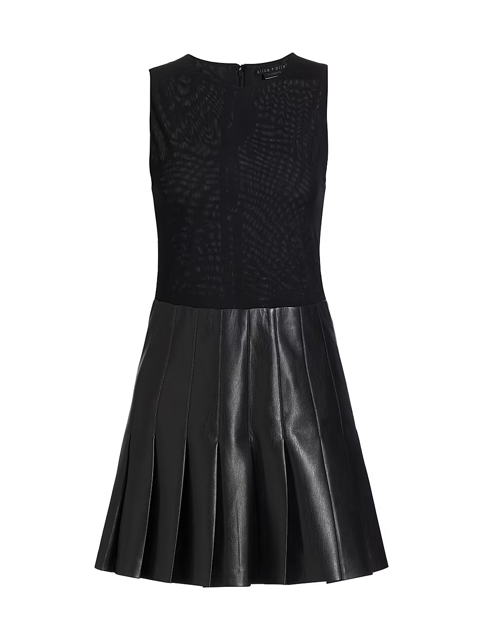Chara Vegan Leather Fit-&-Flare Dress | Saks Fifth Avenue