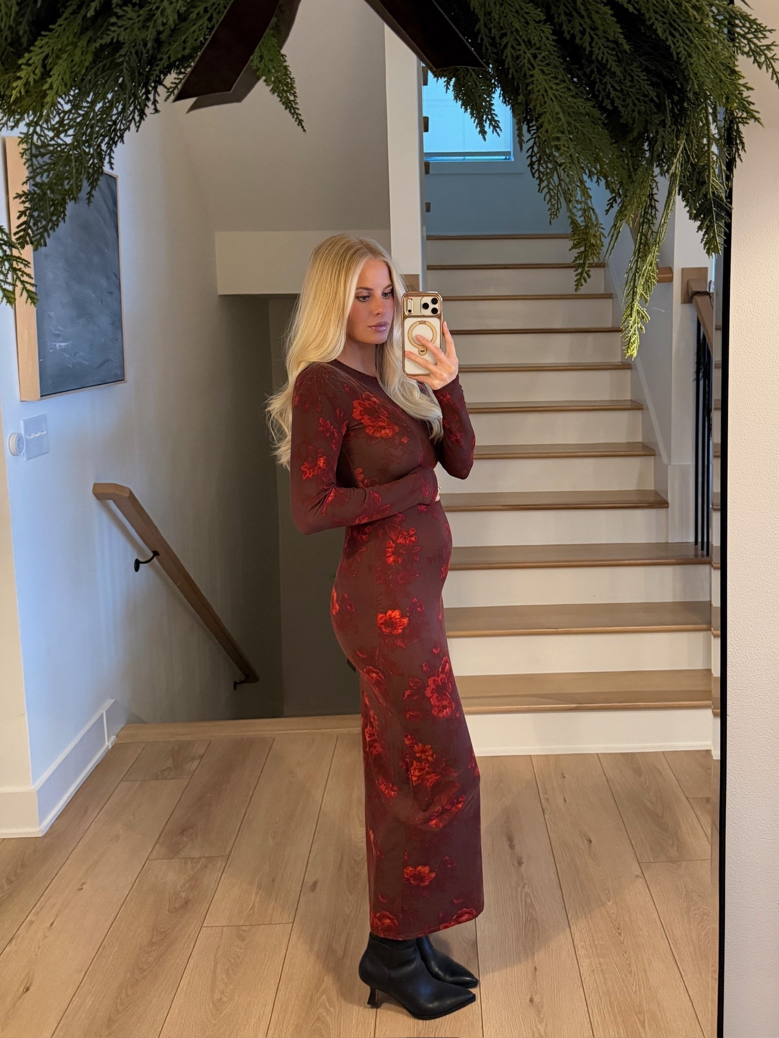 Size small in dress- have purchased in a few colors over the years and love it! Boots are true to size.
#kathleenpost

Winter dress, maxi dress, pregnancy fashion, pregnancy style, bump friendly

#LTKHoliday #LTKBump #LTKootd