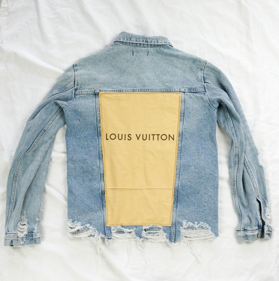 Denim Jacket Revamping with Upcycled LV | Sparkl
