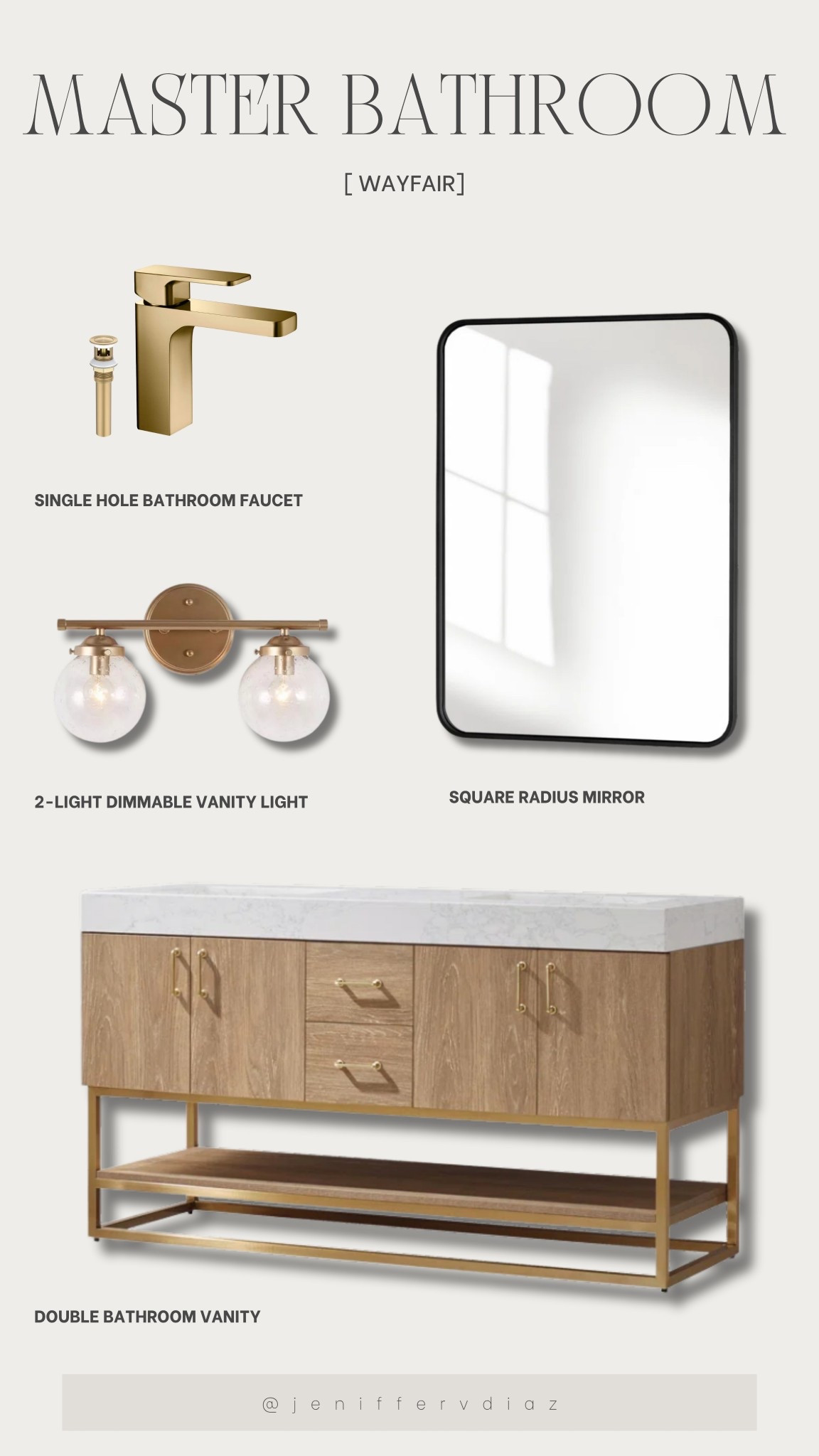 @Wayfair Wayfair Master Bathroom. ✨🔗 #ad #wayfairpartner #wayfair

Shop Now! 

#LTKSaleAlert #LTKSeasonal #LTKHome