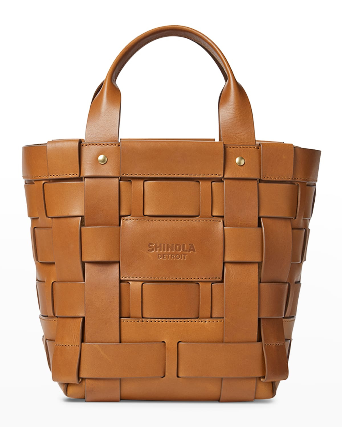 Bixby Small Leather Basket Tote Bag | Neiman Marcus