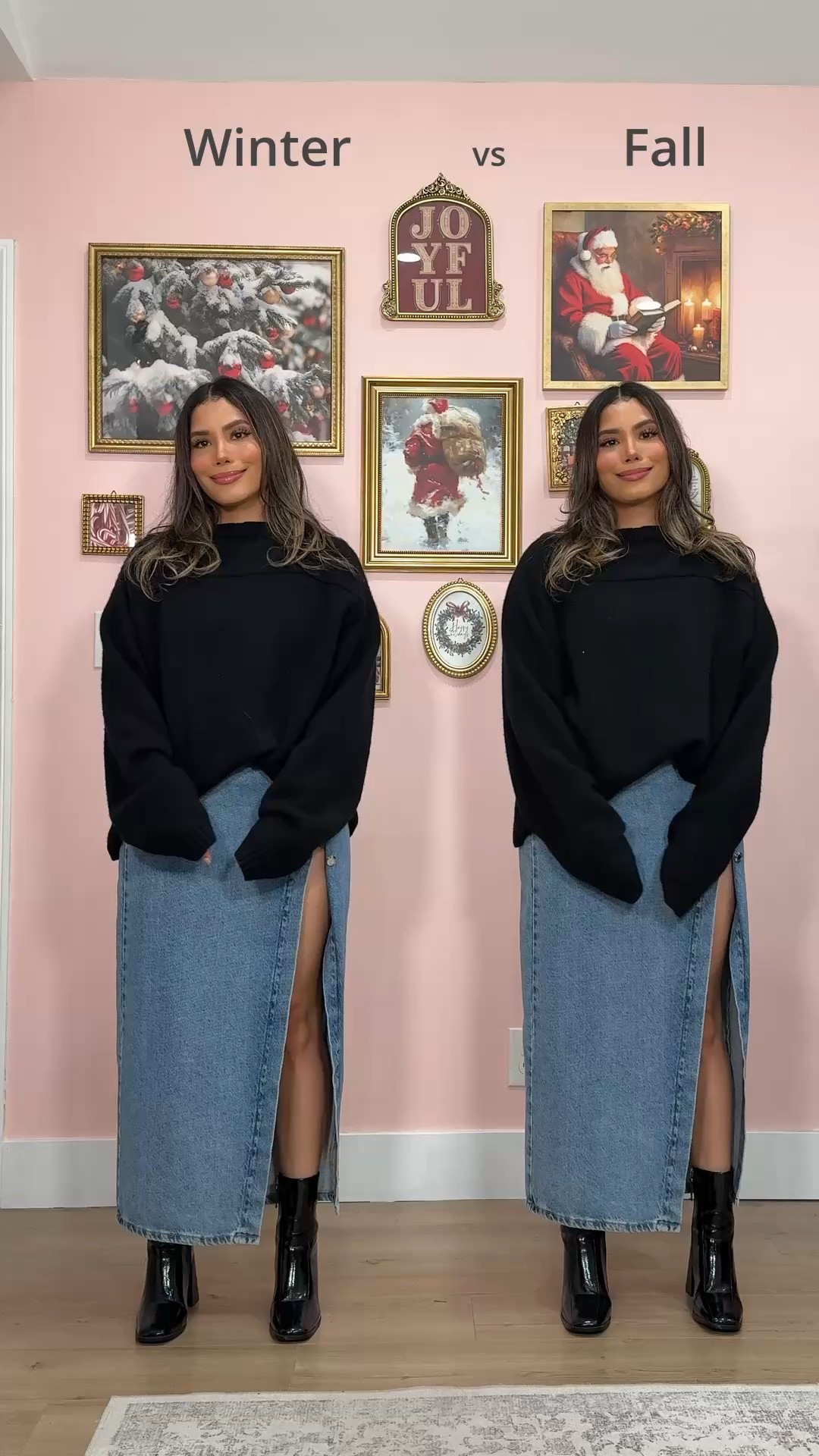 Fall vs Winter ❄️🥶
Skirt is from Zara, linked alternatives as well, sweater wearing a size M and coat XL 

#LTKootd #LTKgrwm