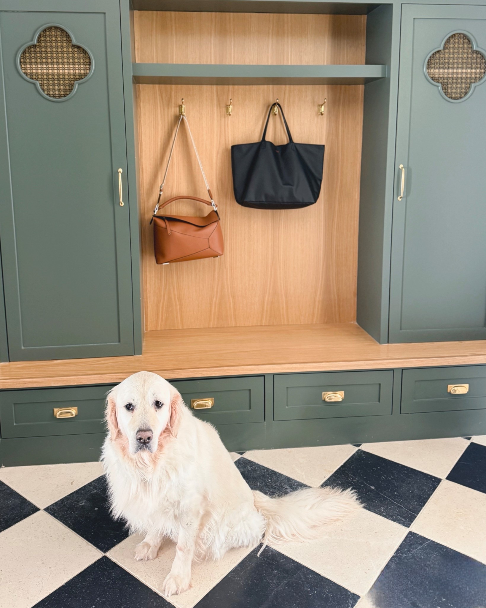 Bags (and dog) hanging out in the mudroom awaiting their next adventure!

#LTKItBag