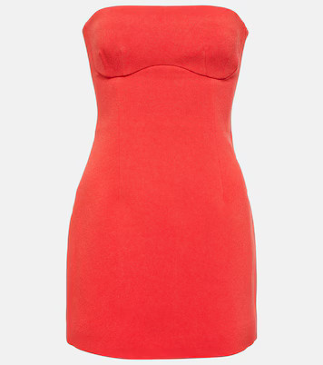 Spoerri strapless crêpe minidress | Mytheresa (UK)