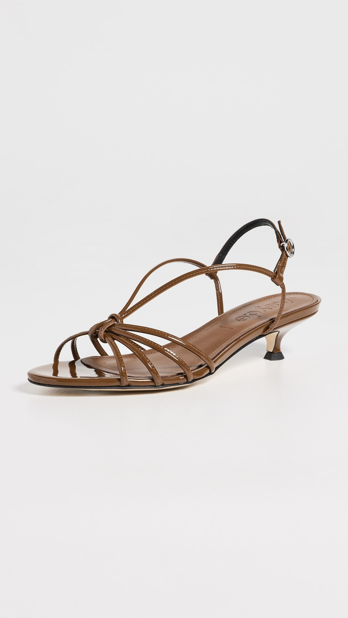Amara Patent Calf Leather Tobacco Sandals | Shopbop