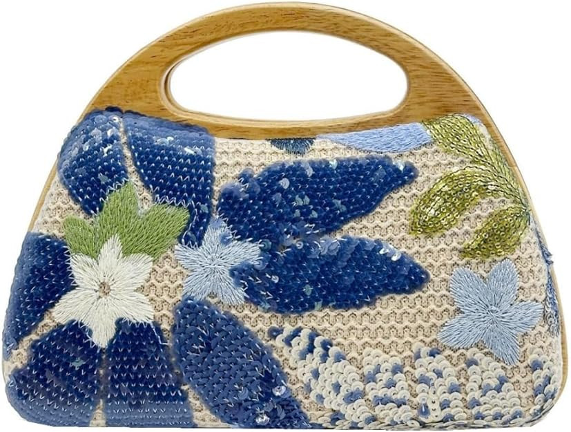 UMREN Straw Clutch Handbags Women Beach Crossbody Hand-woven Summer Purse Wallet Top handle Eveni... | Amazon (US)