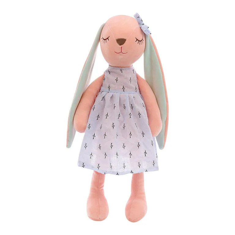 Fnyoxu Creative Rabbit Doll Plush Toy Ornament Cute Rabbit Plush Toy Pillows Long Ears Rabbit Gir... | Walmart (US)