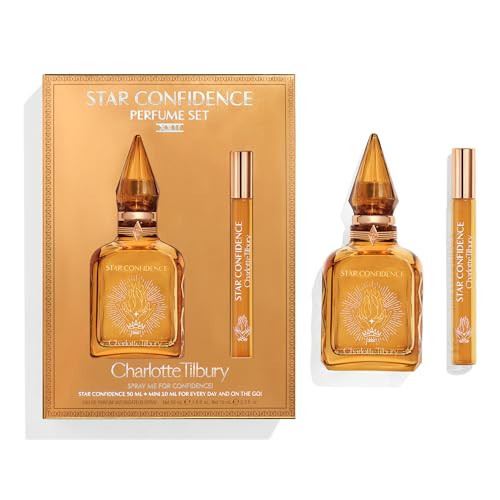 Charlotte Tilbury Star Confidence Perfume Gift Set - 50ml + 10ml Eau De Parfum for Women with Pheromone Enhancing Blackcurrant, Jasmine & Patchouli Oil - Long-Lasting Floral Woody Fragrance | Amazon (US)